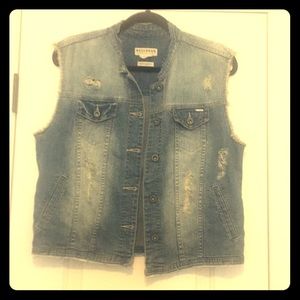 🇺🇸 Denim Distressed Vest 🇺🇸
